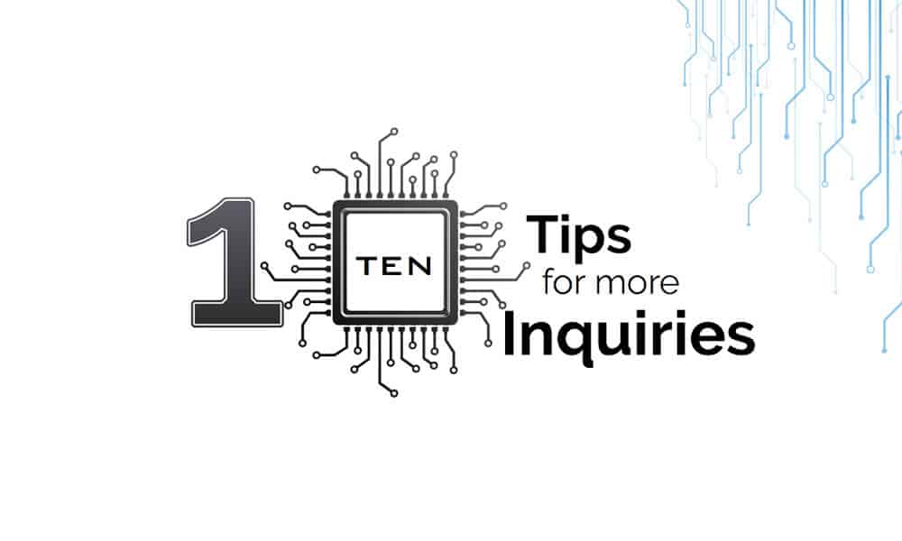 10 Tips for More Inquiries