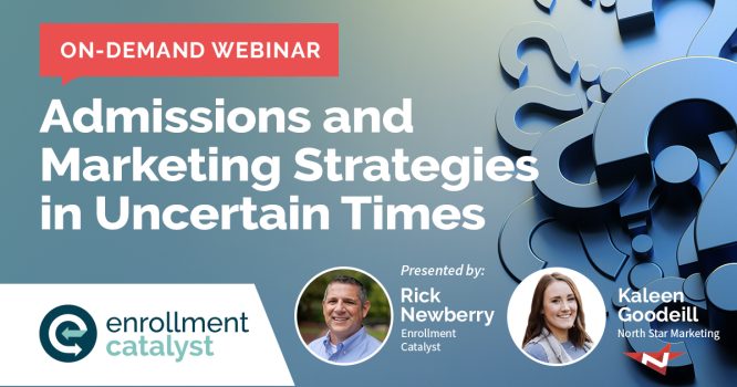 [WEBINAR] Admissions and Marketing Strategies in Uncertain Times